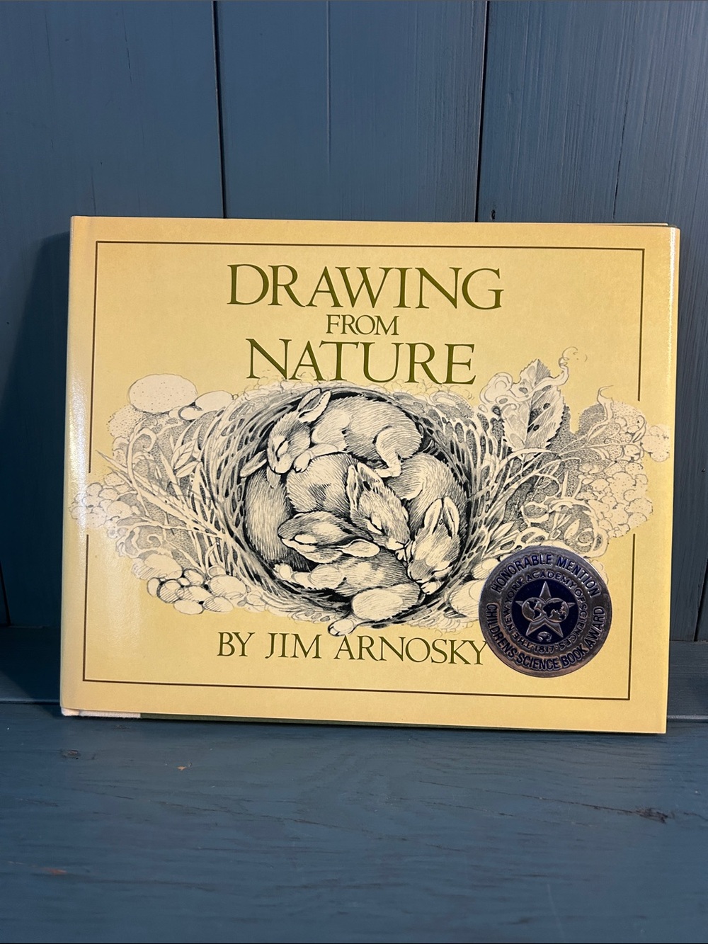 Vintage 1982 Artist Book - Drawing From Nature by: Jim Arnosky